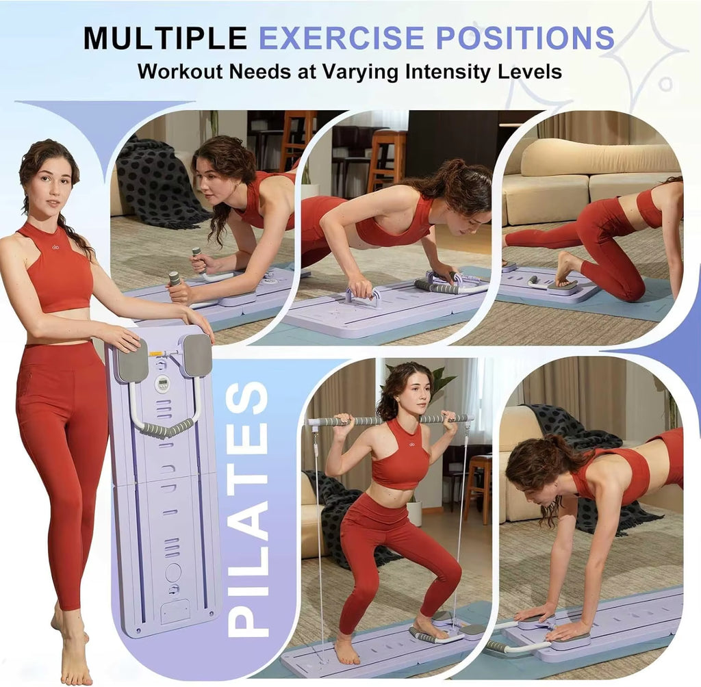 Multifunctional Fitness Board Pilates Reformer Abdominal Board Push up Plate Board Ab Board Fitness Core Workout Equipment
