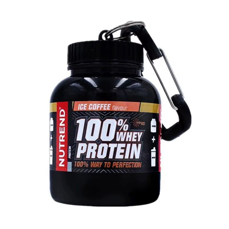Mini Portable Protein Powder Bottles with Keychain Health Funnel Medicine Bottle Small Water Cup Fitness Outdoor Sport Storage 1