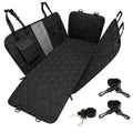 Dog Car Seat Cover for Back Seat, 100% Waterproof Dog Hammock Scratchproof, 600D Nonslip with Mesh Window and Storage Pocket, Cars Trucks SUV