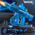 High Performance Pressure Enhanced Electric Water Toy Gun with LED Glowing Lights and Tactical Recoil Feeling, Perfect for Water Battle Games in Beach Resort Swimming Pool and Family Summer Celebration Events