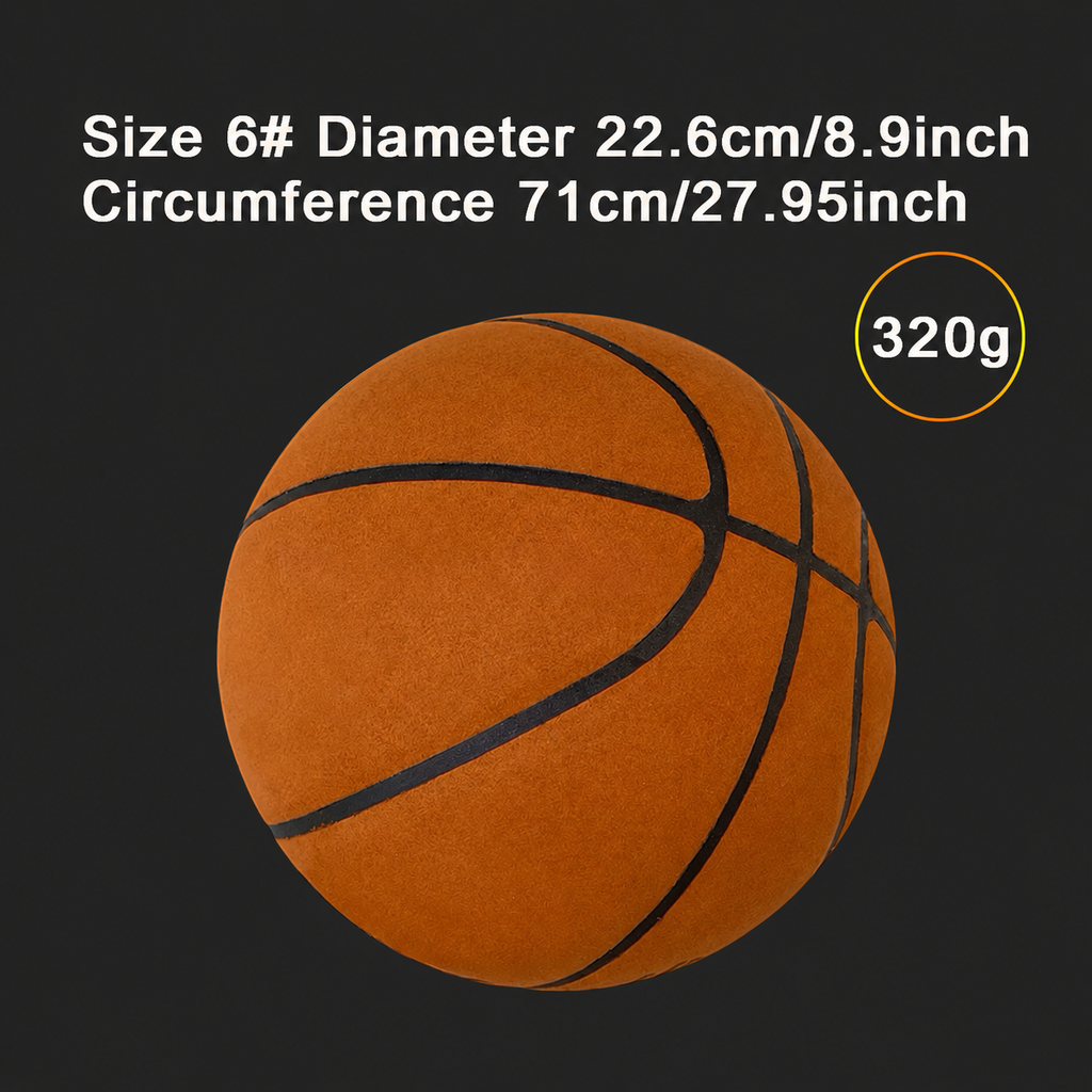 Indoor Foam Basketball & Hoop Options on charcoal background